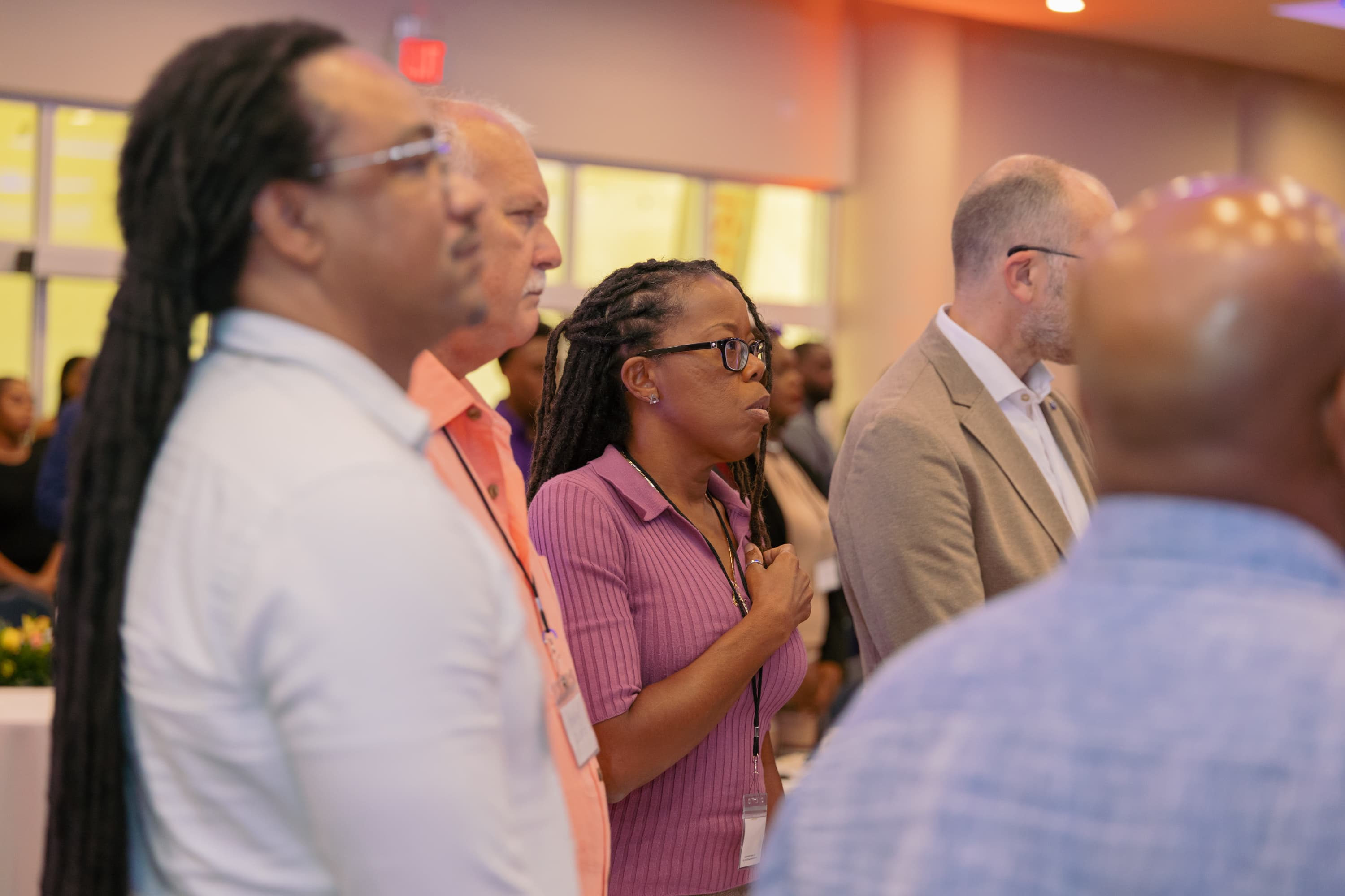 Guests networking during the GKI Caribbean Summit
